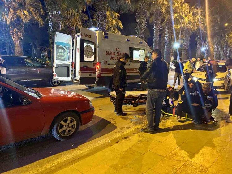 Sinop Gazi caddesinde otomobil yayaya carpti Habermeydan