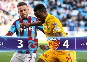 Trabzonspor, Kayserispor’a evinde kaybetti