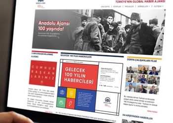 AA’nın 100. yıl projeleri için internet sitesi hazırlandı