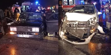 Amasya’da zincirleme trafik kazası: 2 ölü, 8 yaralı