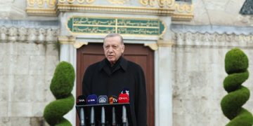 Cumhurbaşkanı Erdoğan’dan, Ayasofya-i Kebir Cami-i Şerifi’nde bayram namazı sonrası açıklamalar