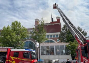 Ankara’da özel bir hastanede yangın çıktı