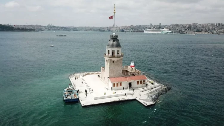 Restore edilen Kız Kulesi'nin açılış tarihi belli oldu Kulesinin acilis tarihi habermeydan