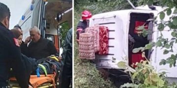 Cip uçuruma yuvarlandı! 7 kişi yaralı