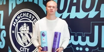 Erling Haaland’a, aynı anda iki ödül