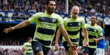 Everton 0-3 Manchester City