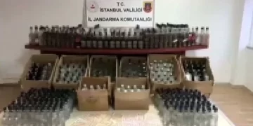 İstanbul’da sahte içki depolarına operasyon düzenlendi
