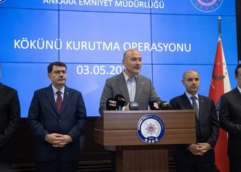 Bakan Soylu açıkladı: 52 ilde gerçekleştirilen ‘kökünü kurutma’ operasyonunda 524 şüpheli yakalandı
