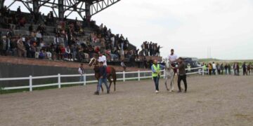 Malazgirt’te 19 Mayıs etkinliğinde at yarışı heyecanı