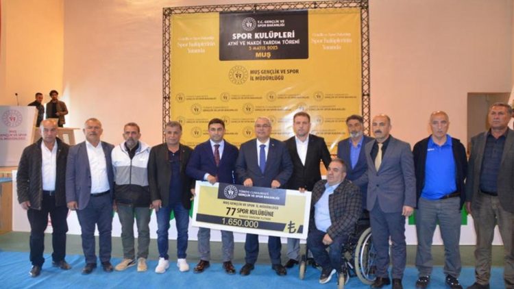 mustaki spor kuluplerine 1 milyon 650 bin ayni ve nakdi destek habermeydan