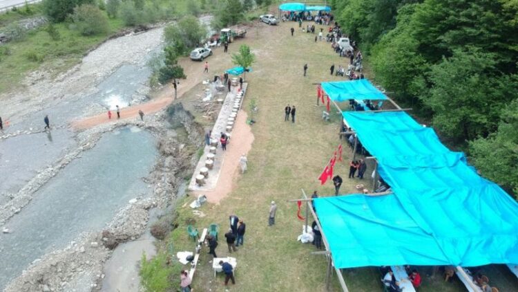 sinop gerze de geleneksel keskek senligi habermeydan