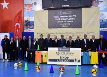 Sinop’taki spor kulüplerine 1,4 milyon lira destek