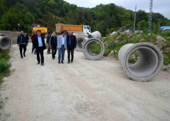 Sinop Türkeli’de içme suyu hattı çalışmaları