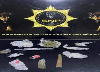 Sinop’un Boyabat ilçesinde 3 araçta uyuşturucu ele geçirildi