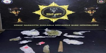Sinop’un Boyabat ilçesinde 3 araçta uyuşturucu ele geçirildi