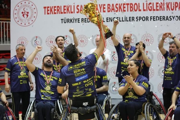 tekerlekli sandalye basketbol super ligi nde sampiyon fenerbahce habermeydan