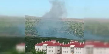 MKE roket ve patlayıcı fabrikasında korkutan yangın