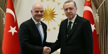Başkan Erdoğan, FIFA Başkanı Infantino’yu kabul etti