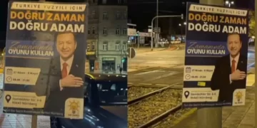 Cumhurbaşkanı Erdoğan’ın Almanya’daki afişleri için yeni karar