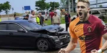 Galatasaray’lı Barış Alper Yılmaz, trafik kazası geçirdi