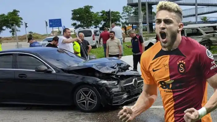 Galatasaray'lı Barış Alper Yılmaz, trafik kazası geçirdi galatasaray li baris alper yilmaz trafik kazasi gecirdi1 habermeydan