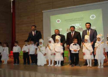 Muş Malazgirt’te Kur’an kursu öğrencilerinin yıl sonu etkinliği