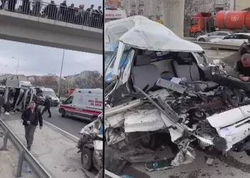 Silivri TEM Otoyolu’nda zincirleme kaza: 1’i ağır, 3 kişi yaralandı