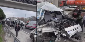 Silivri TEM Otoyolu’nda zincirleme kaza: 1’i ağır, 3 kişi yaralandı