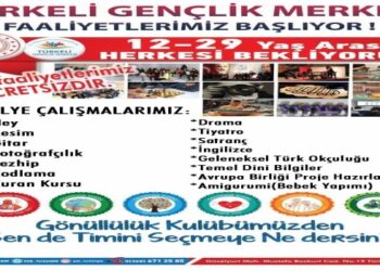 Sinop Türkeli Gençlik Merkezi’nde ücretsiz gelişim kursları başlıyor