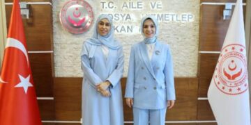 Aile Bakanı Göktaş ile BAE Toplumsal Kalkınma Bakanı bir araya geldi