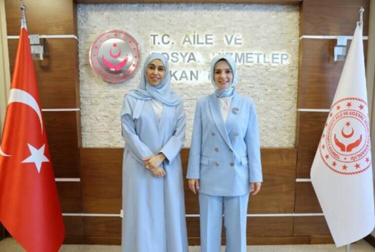 Aile Bakani Goktas ile BAE Toplumsal Kalkinma Bakani habermeydan