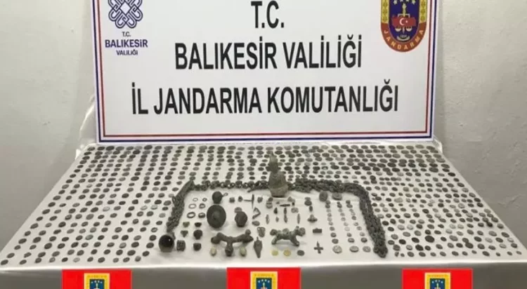 Balikesirde 2 bin 139 sikke ve 52 tarihi obje ele gecirildi habermeydan