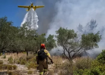 Yunanistan’da yangın söndürme uçağı düştü: 2 ölü