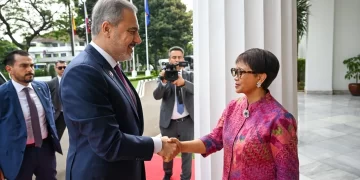 Bakan Fidan, Endonezya mevkidaşıyla birlikte basın toplantısı düzenledi