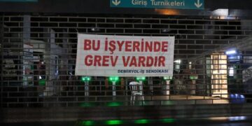 İzmir’deki metro ve tramvay çalışanları grevde