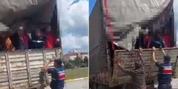 Jandarma, kaçak göçmenlere yönelik operasyonda 105 kişiyi yakaladı