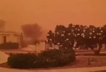 Meksika’daki kum fırtınası 3 şehirde elektrik kesintilerine yol açtı