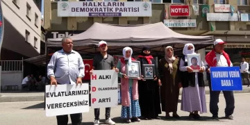 Muş’ta Evlat nöbetindeki ailelerin eylemi sürüyor