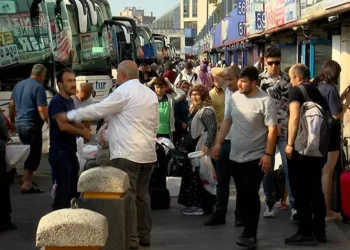 15 Temmuz Demokrasi Otogarı’nda yoğun dönüş hareketliliği