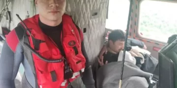 Şile’de yağmur sonrası mahsur kalanlar helikopter yardımıyla kurtarıldı