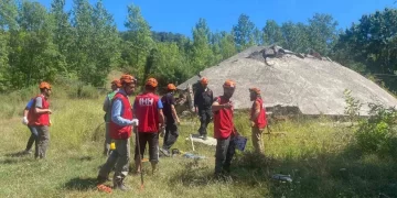 Sinop’ta Gönüllülerden doğal afet tatbikatı
