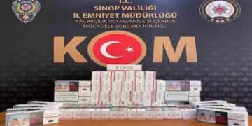 Sinop’ta makaron operasyonu: 10 bin adet ele geçirildi!