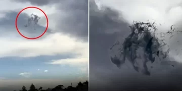 Gökyüzünde ‘siyah kütle’: Dünyanın konuştuğu görüntü!