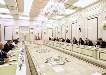 TBMM Başkanı Kurtulmuş, Azerbaycan Milli Meclisi Başkanı Gafarova ile bir araya geldi