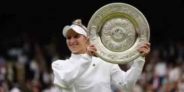 Wimbledon tek kadınlarda şampiyon Marketa Vondrousova