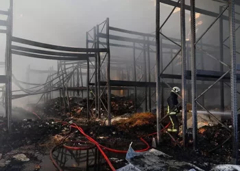 Antalya’da gıda fabrikasında yangın