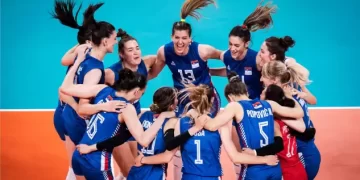 CEV Kadınlar Avrupa Şampiyonası’nda Sırbistan çeyrek finalde!