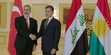 Neçirvan Barzani ile Hakan Fidan görüştü