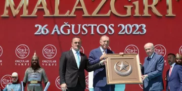 Malazgirt Zaferi’nin 952. yıl dönümü kutlamalarında Cumhurbaşkanı Erdoğan’dan açıklamalar