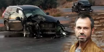 Ünlü aktör Olgun Şimşek trafik kazası geçirdi!